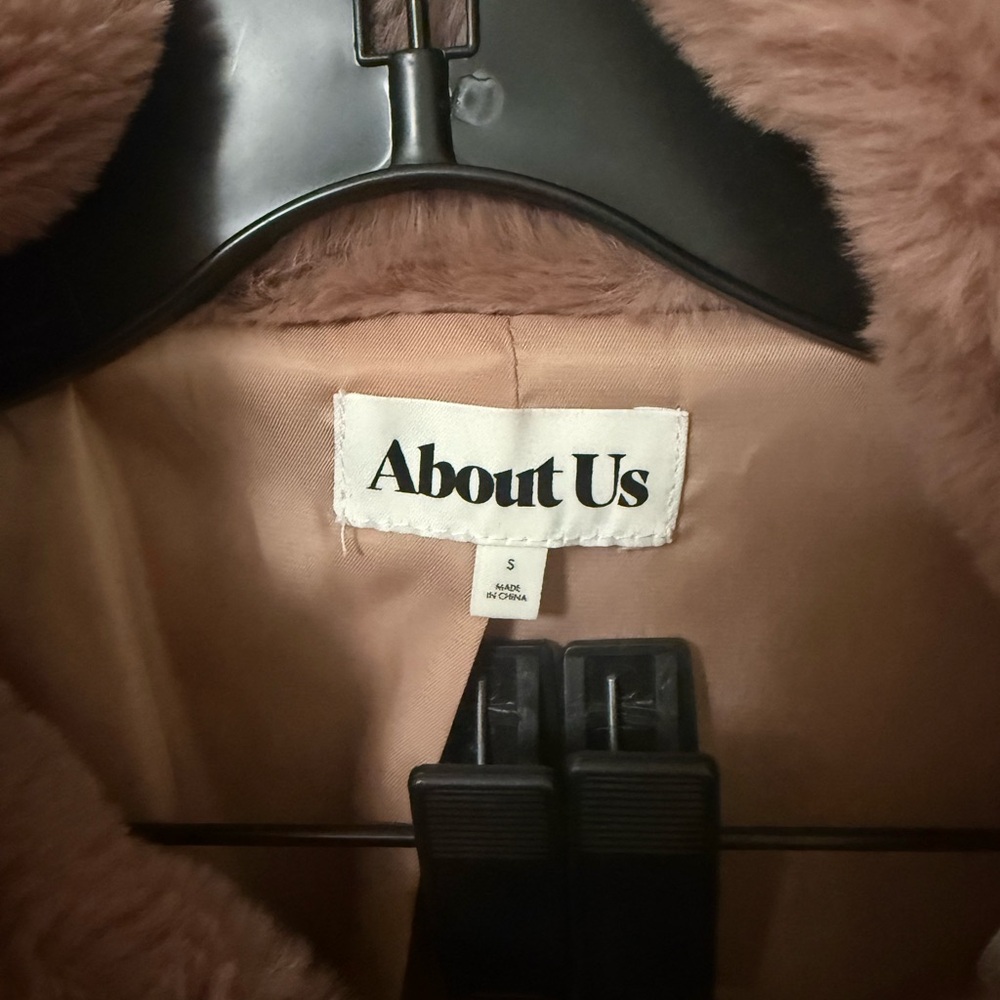 Revolve Teddy Jacket In Blush - image 3